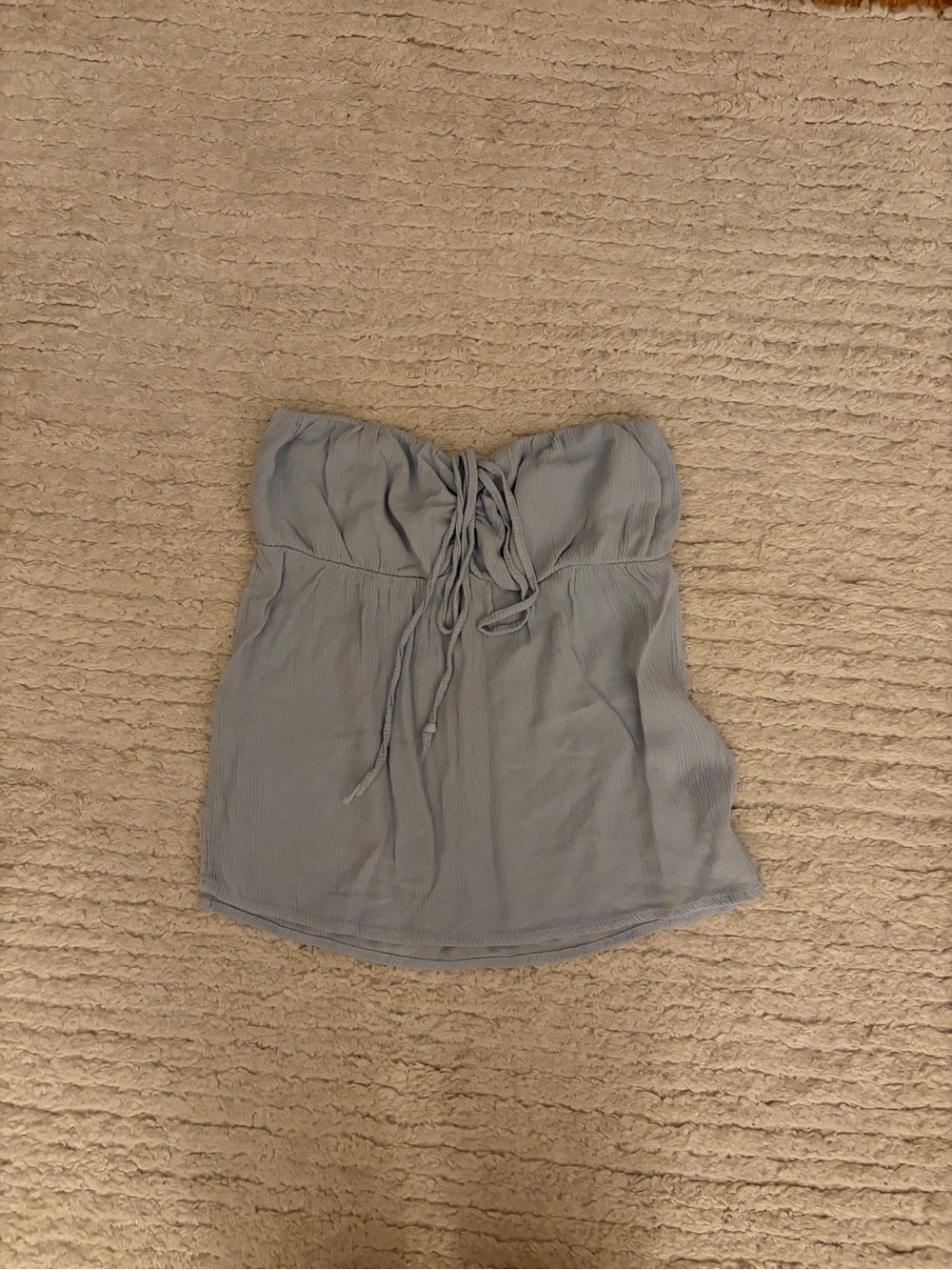 Brandy Melville Tie-Front Tube Top